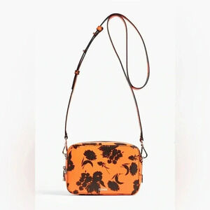 Floral-print‎ Textured-leather